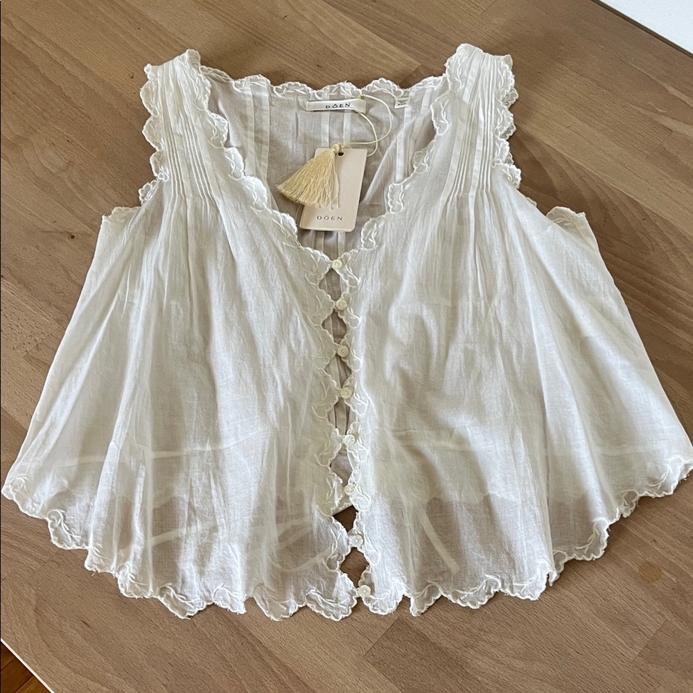 Doen NWT Aldora Top in Salt